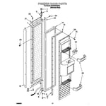 KitchenAid KSSS42QHX00 side-by-side refrigerator parts ...