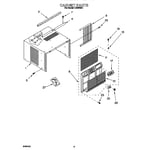 Crosley CA6WM01 room air conditioner parts Sears PartsDirect