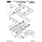 Roper FGP300EN3 gas range parts Sears PartsDirect