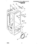 Whirlpool 6GD27DFXS00 side-by-side refrigerator parts | Sears PartsDirect