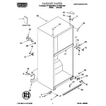 Roper RT18SKXJN00 topmount refrigerator parts Sears PartsDirect