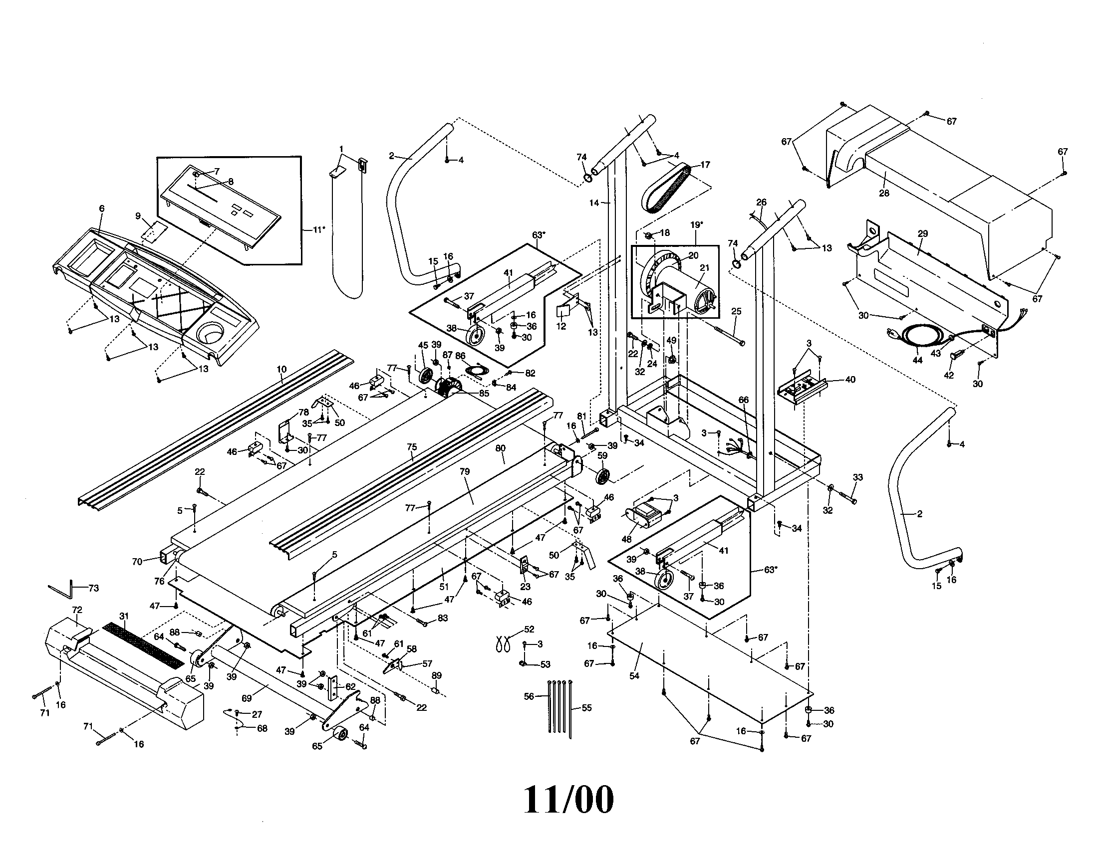 Weslo Treadmill Wiring Diagram - Complete Wiring Schemas