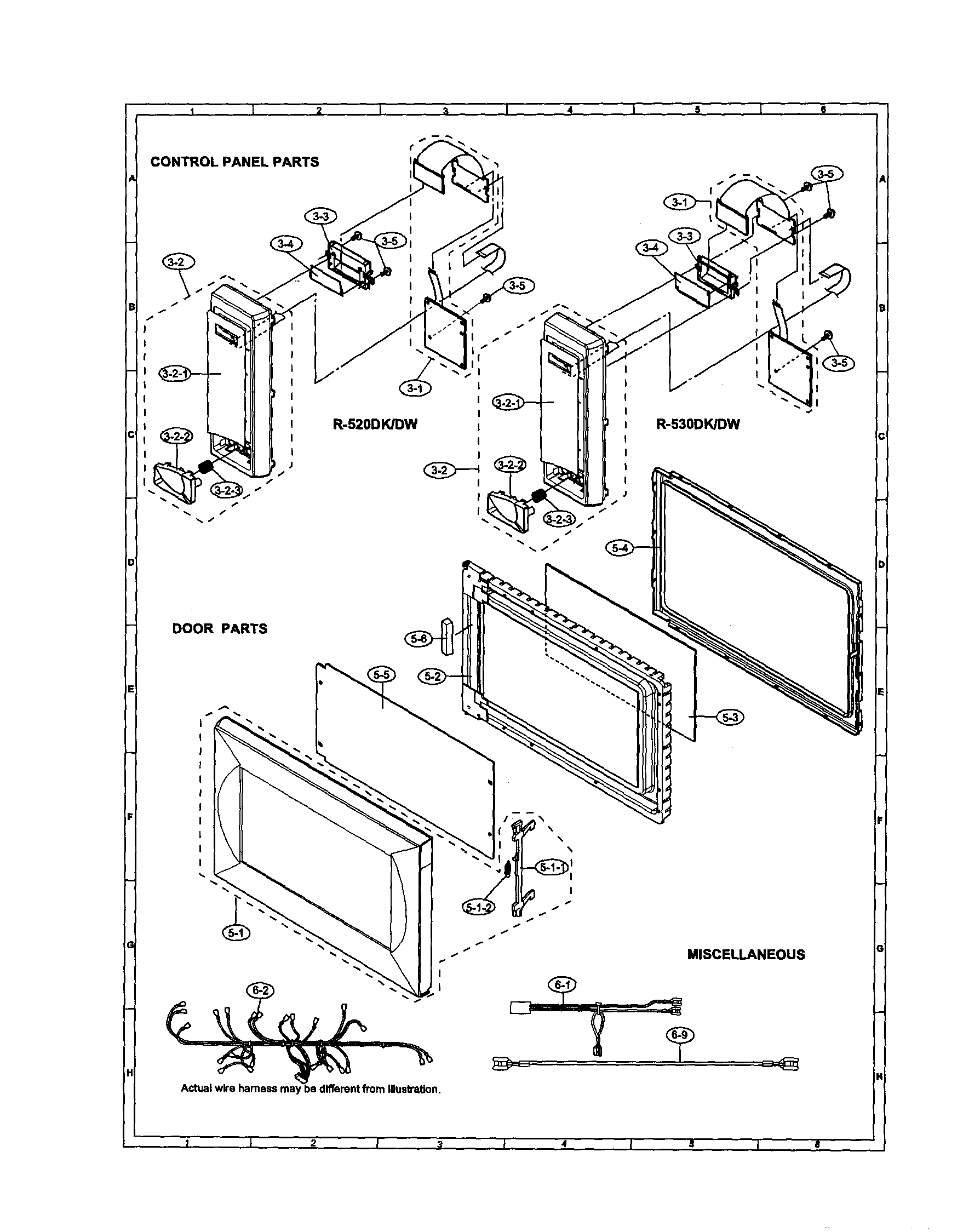 sharp carousel parts
