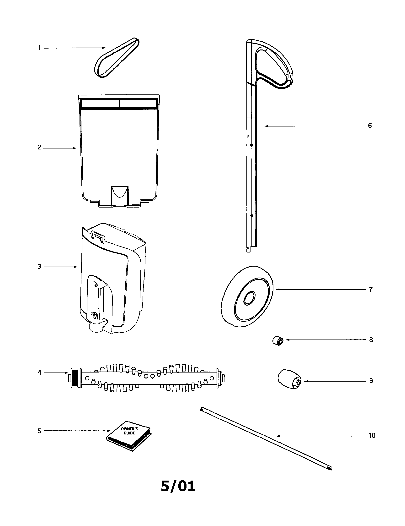 EUREKA MINI UPRIGHT Parts | Model 402A1 | Sears PartsDirect snapper yard cruiser belt diagram 