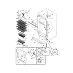 Frigidaire FFU20F9GW3 upright freezer parts | Sears PartsDirect