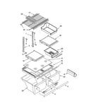 Kenmore 10661192100 topmount refrigerator parts Sears PartsDirect