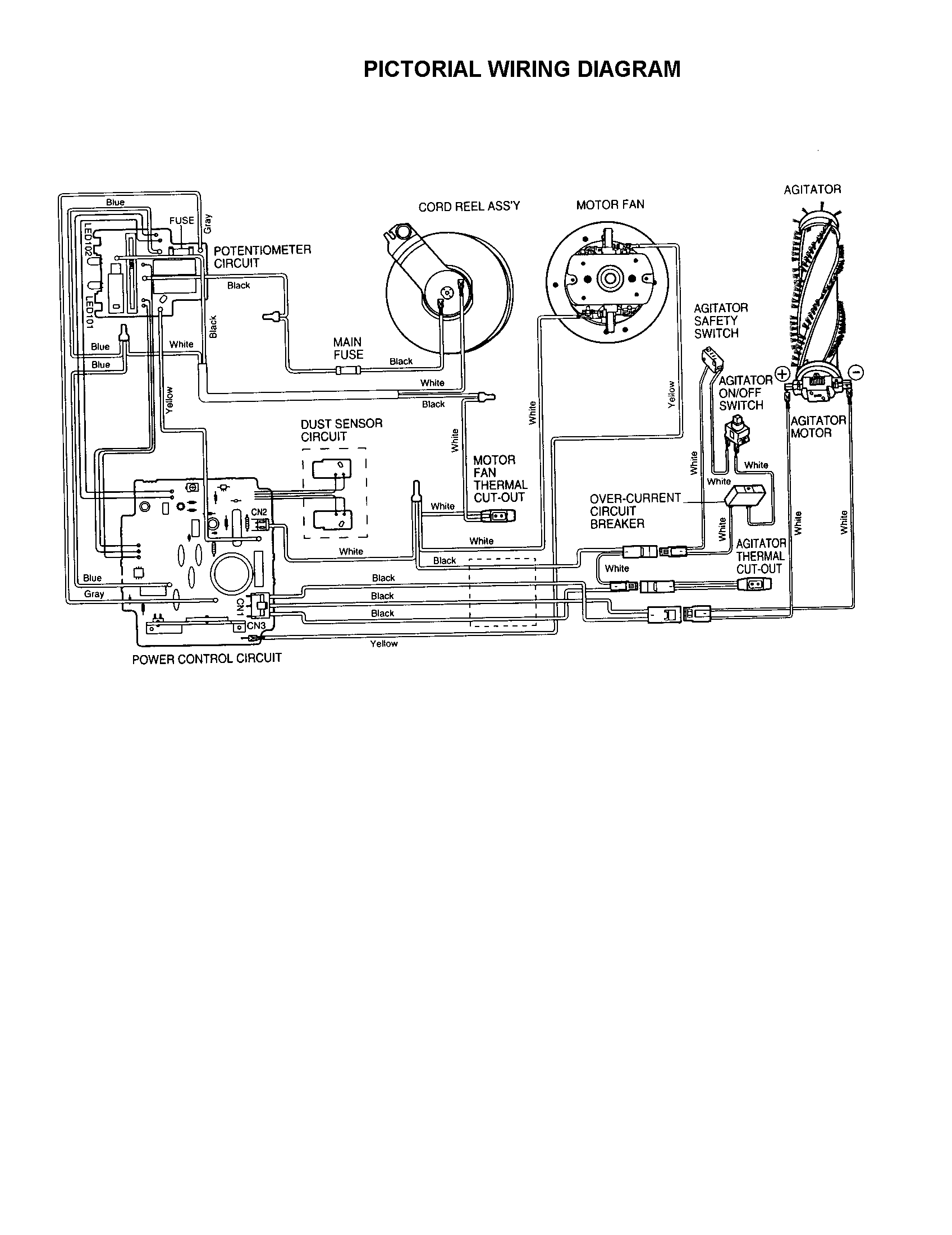 Electrolux 2100 Parts Diagram