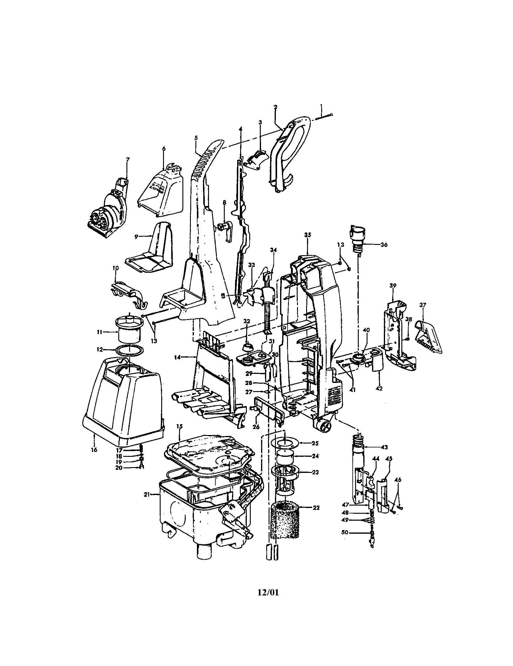 Hoover Steamvac Parts Diagram - Derslatnaback