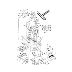 Craftsman 9172720601 front-engine lawn tractor parts ... craftsman mandrel diagram 