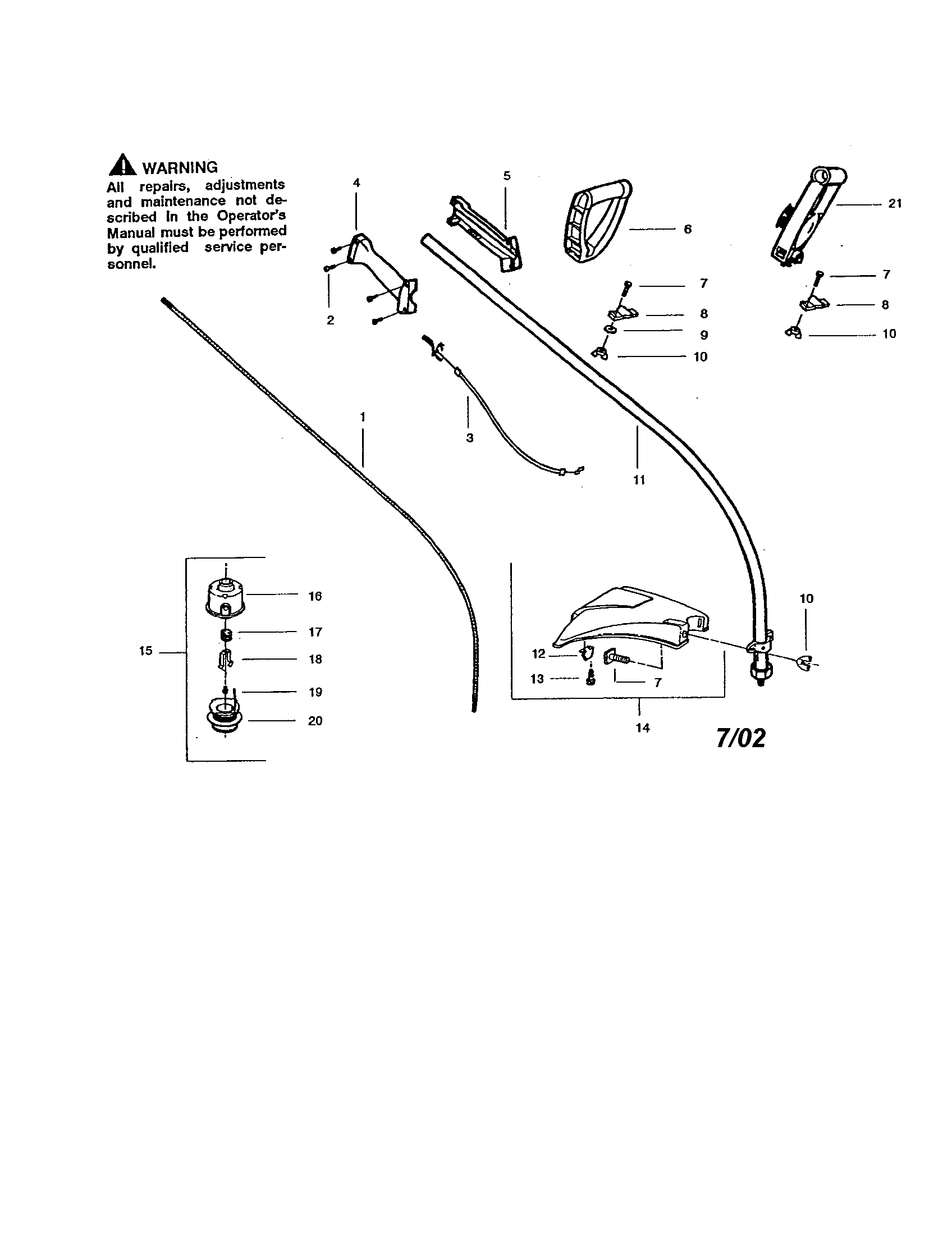 WEEDEATER WEEDEATER Parts Model xt200 Sears PartsDirect