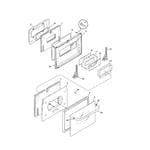 Frigidaire FEB556CEBH electric wall oven parts Sears PartsDirect