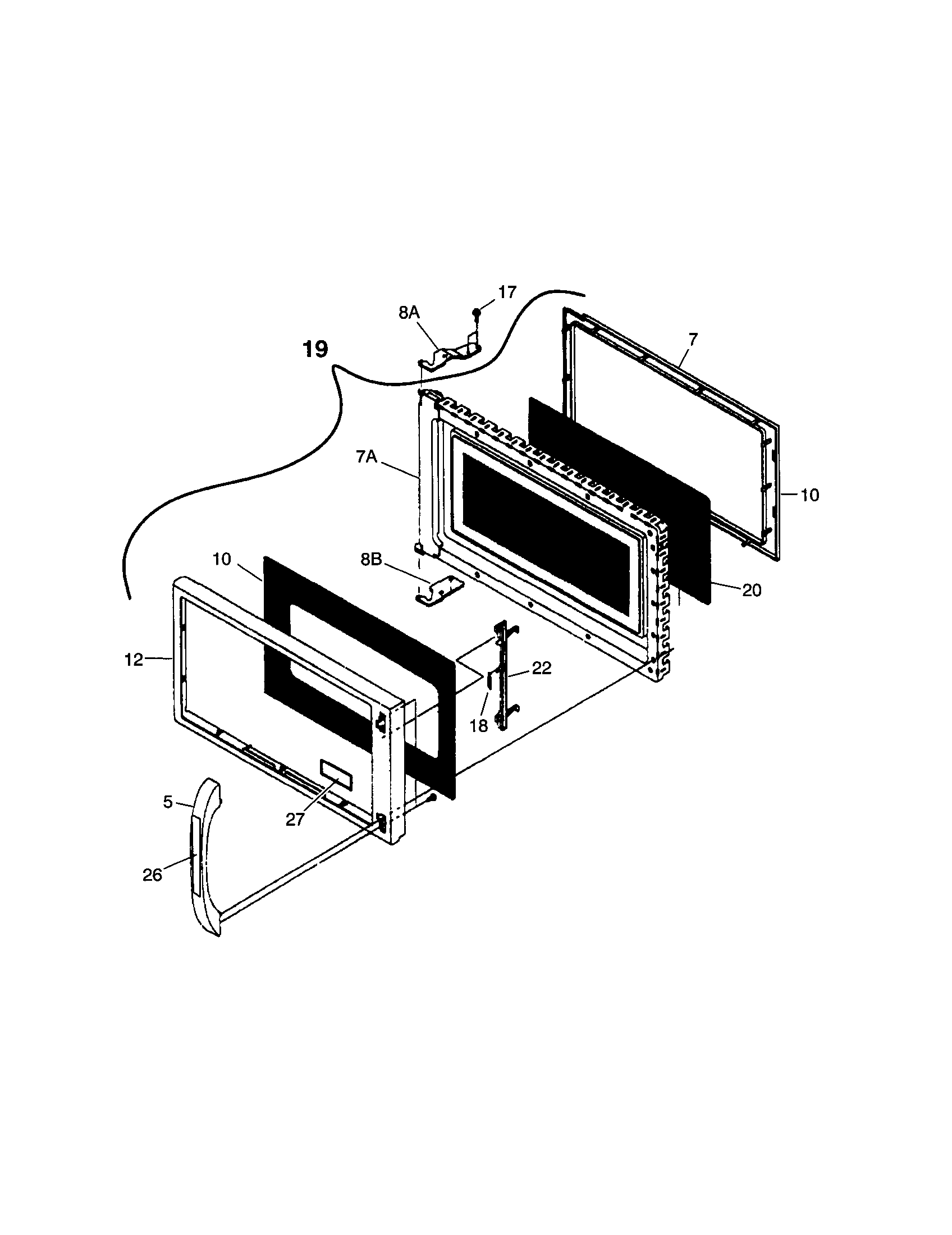 Frigidaire Model Fmt148gpb1 Microwave Hood Combo Genuine Parts