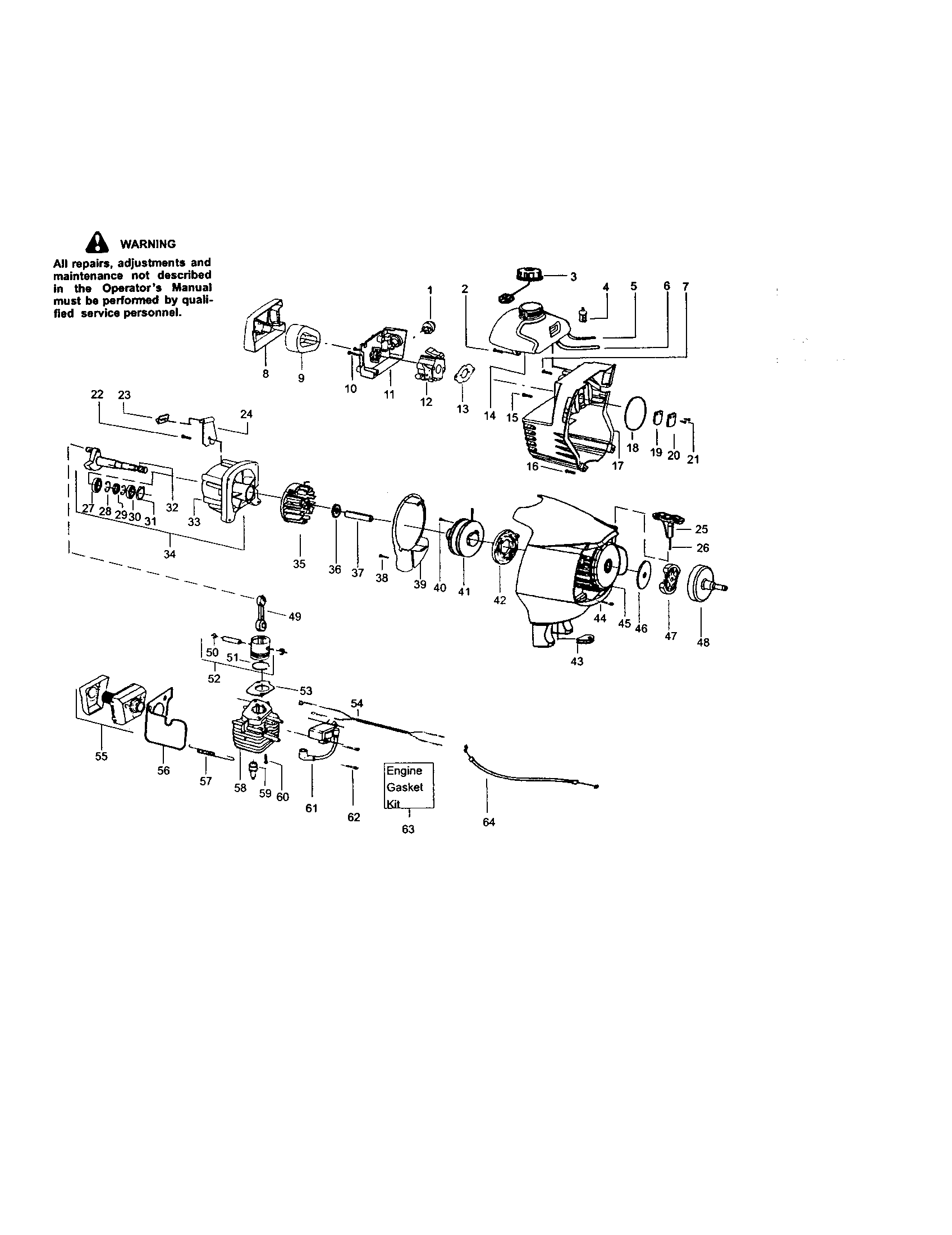 Craftsman 32cc Weedwacker Carburetor Diagram