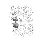 Frigidaire FRS26LF8CS1 side-by-side refrigerator parts | Sears PartsDirect