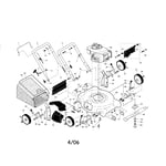 Poulan Pr55n21c Gas Walk-behind Mower Parts 