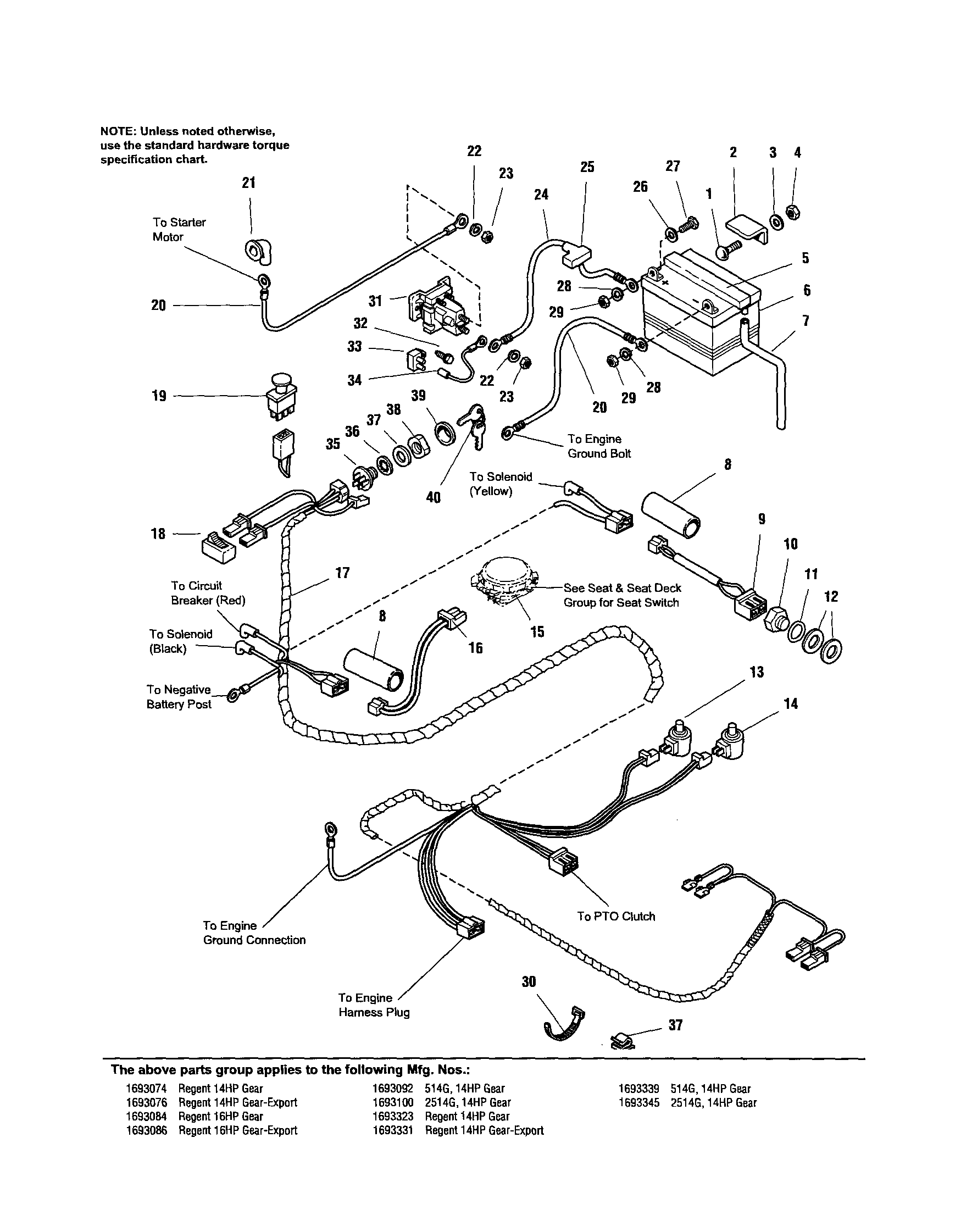 Simplicity Tractor Wiring Diagram - Complete Wiring Schemas