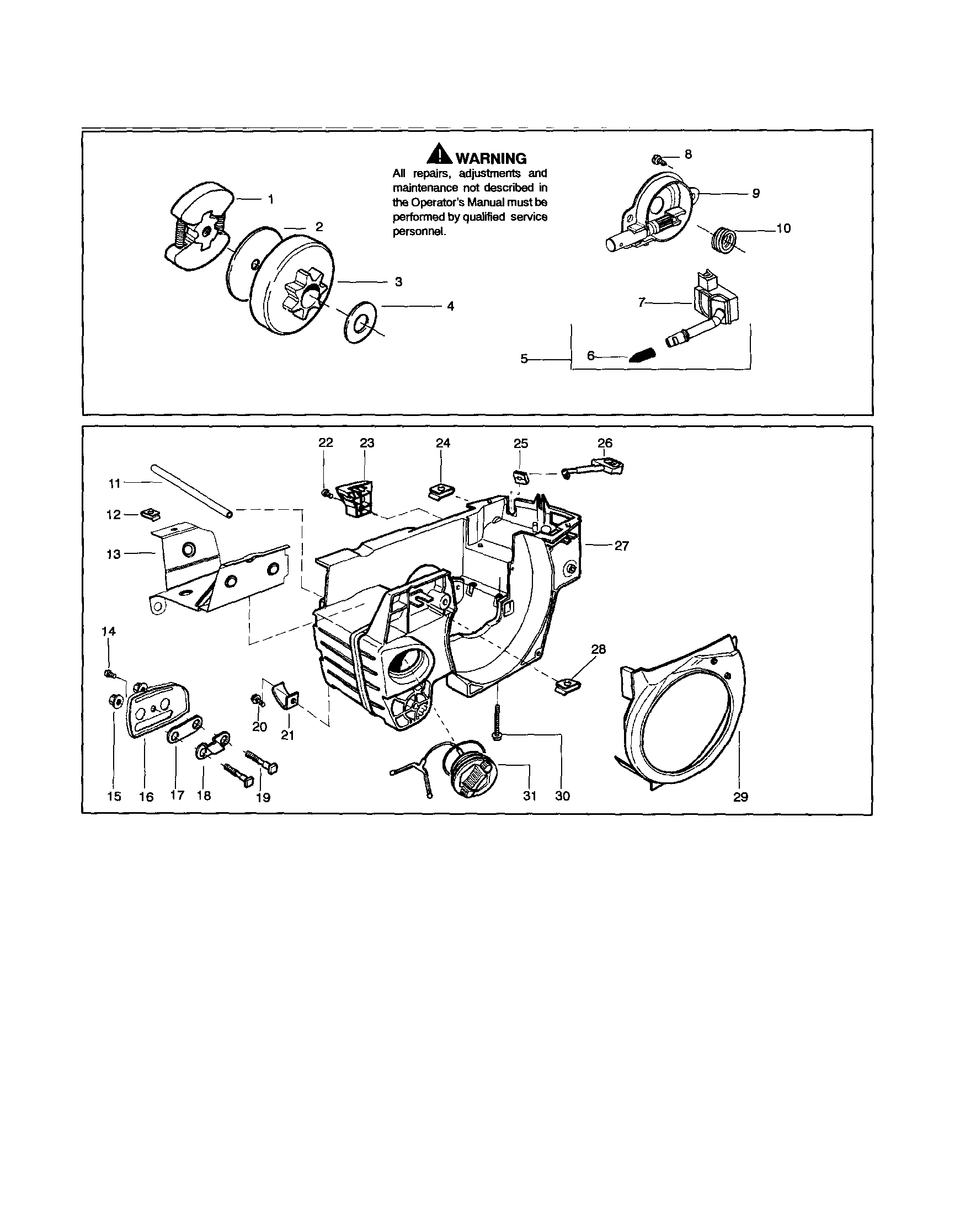 Husqvarna 141 Parts Diagram