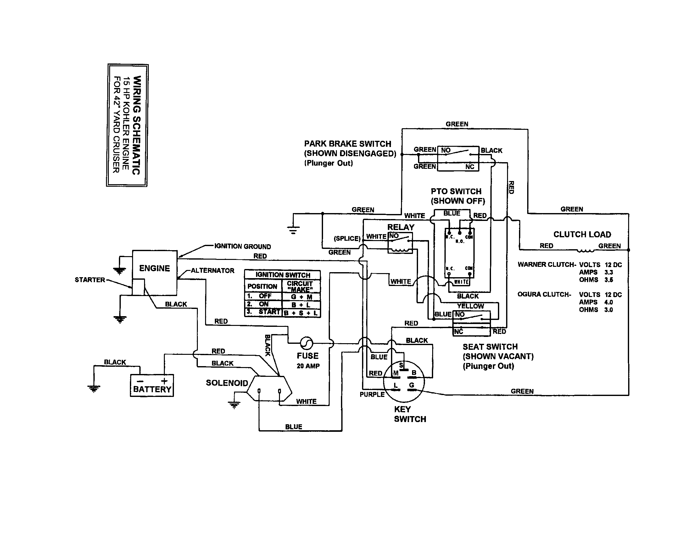 Schematic Kohler Engine Wiring Diagram Wiring Diagram Schemas