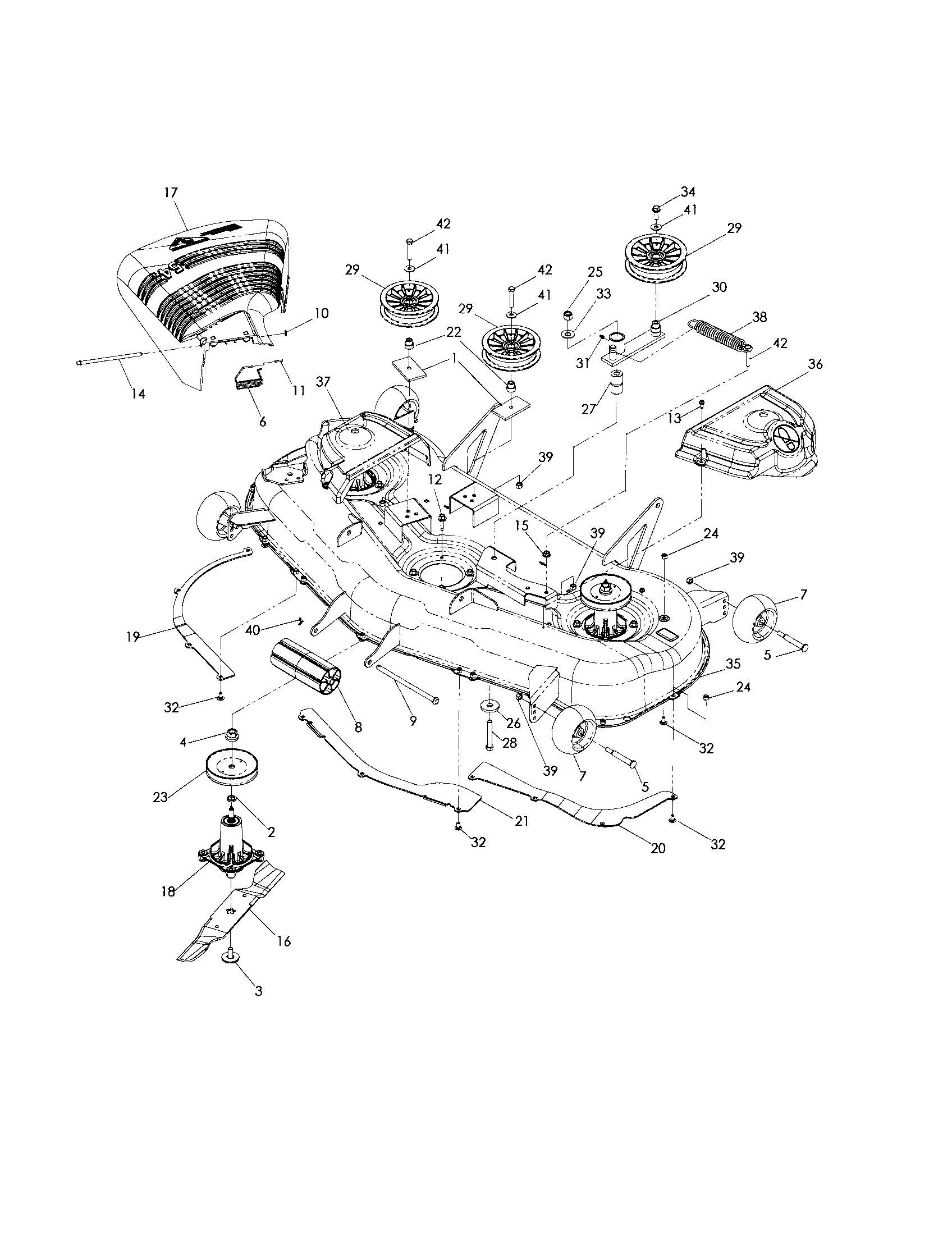 Husqvarna Mower Deck Belt Diagram