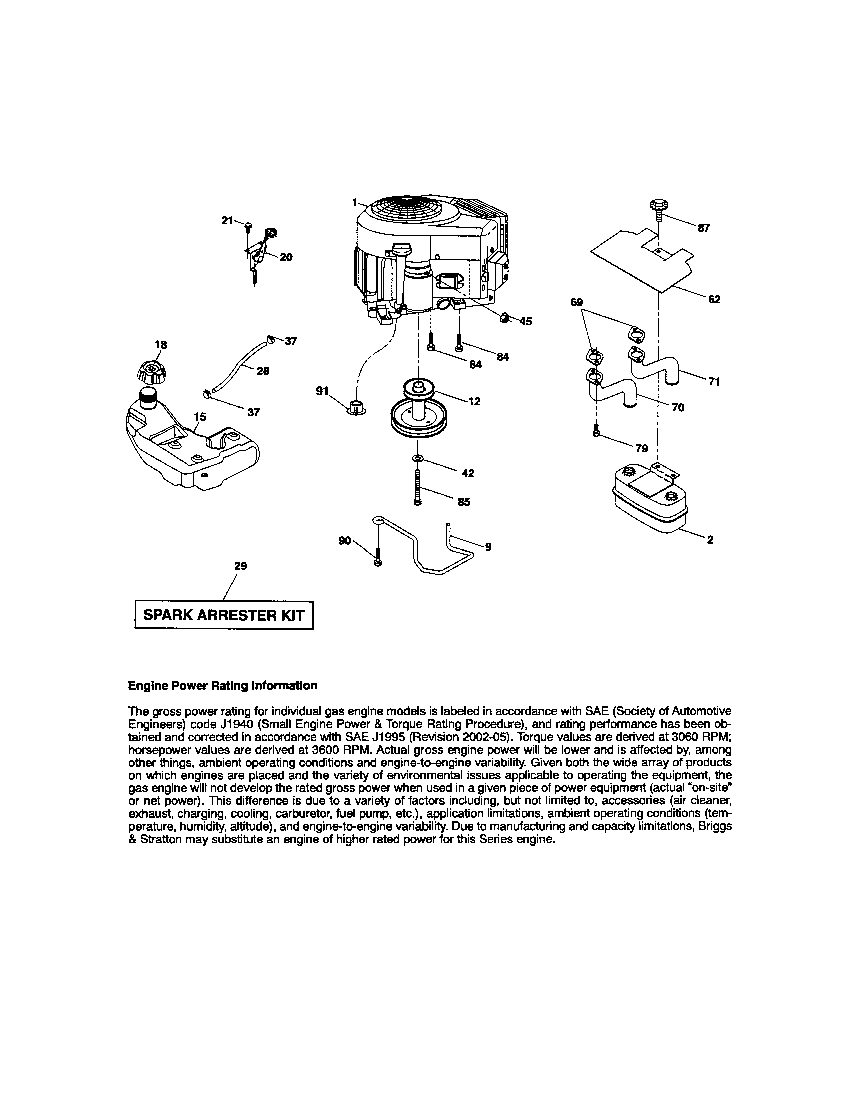 CRAFTSMAN | Model #917289283 | TRACTOR | SearsPartsDirect.com