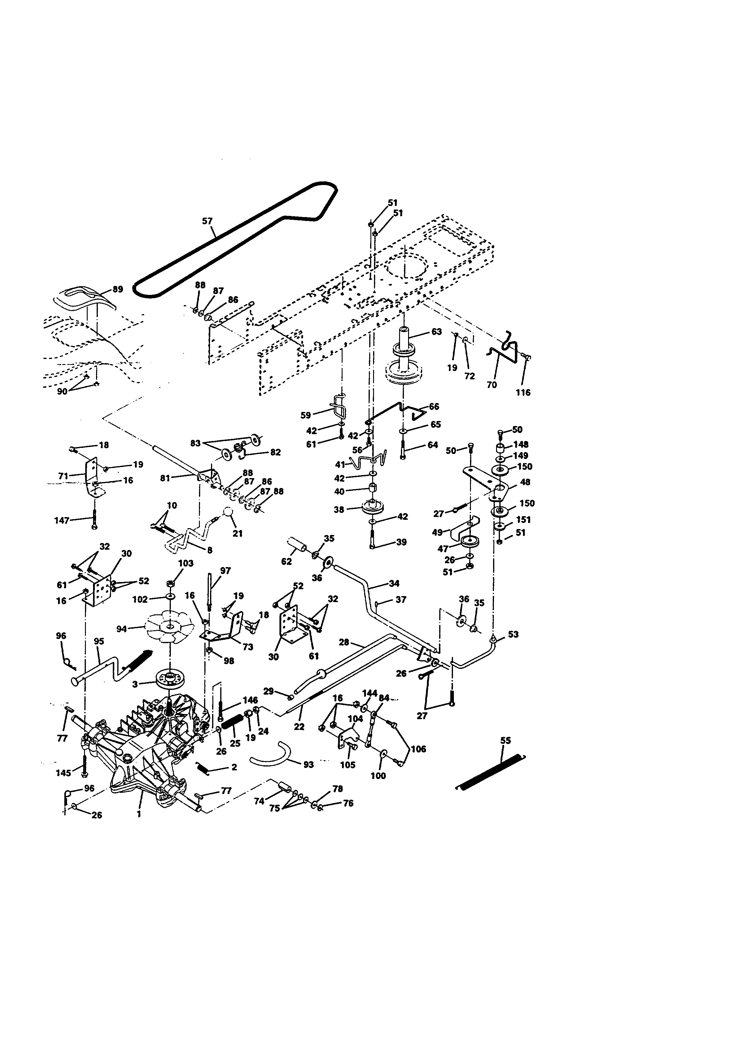 Craftsman model 917271121 lawn, tractor genuine parts