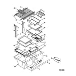 Kenmore 10668182891 topmount refrigerator parts Sears PartsDirect