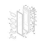 Frigidaire FRS26HF5AW0 sidebyside refrigerator parts Sears PartsDirect