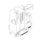 Frigidaire PLHS267ZCB4 side-by-side refrigerator parts | Sears PartsDirect