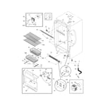 Frigidaire LFFH2067DW2 upright freezer parts | Sears PartsDirect