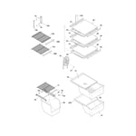 White-Westinghouse WWSS2601KW0 side-by-side refrigerator parts | Sears