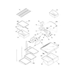 Frigidaire GLRT188WJW1 top-mount refrigerator parts | Sears PartsDirect