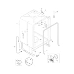 Frigidaire FGHD2433KF1 dishwasher parts | Sears PartsDirect