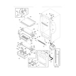 Frigidaire FPRH19D7LF1 refrigerator parts | Sears PartsDirect