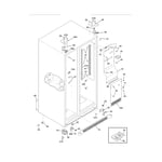 Frigidaire FGUS2642LF2 side-by-side refrigerator parts | Sears PartsDirect