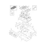 Kenmore Pro 79030503602 gas cooktop parts | Sears PartsDirect