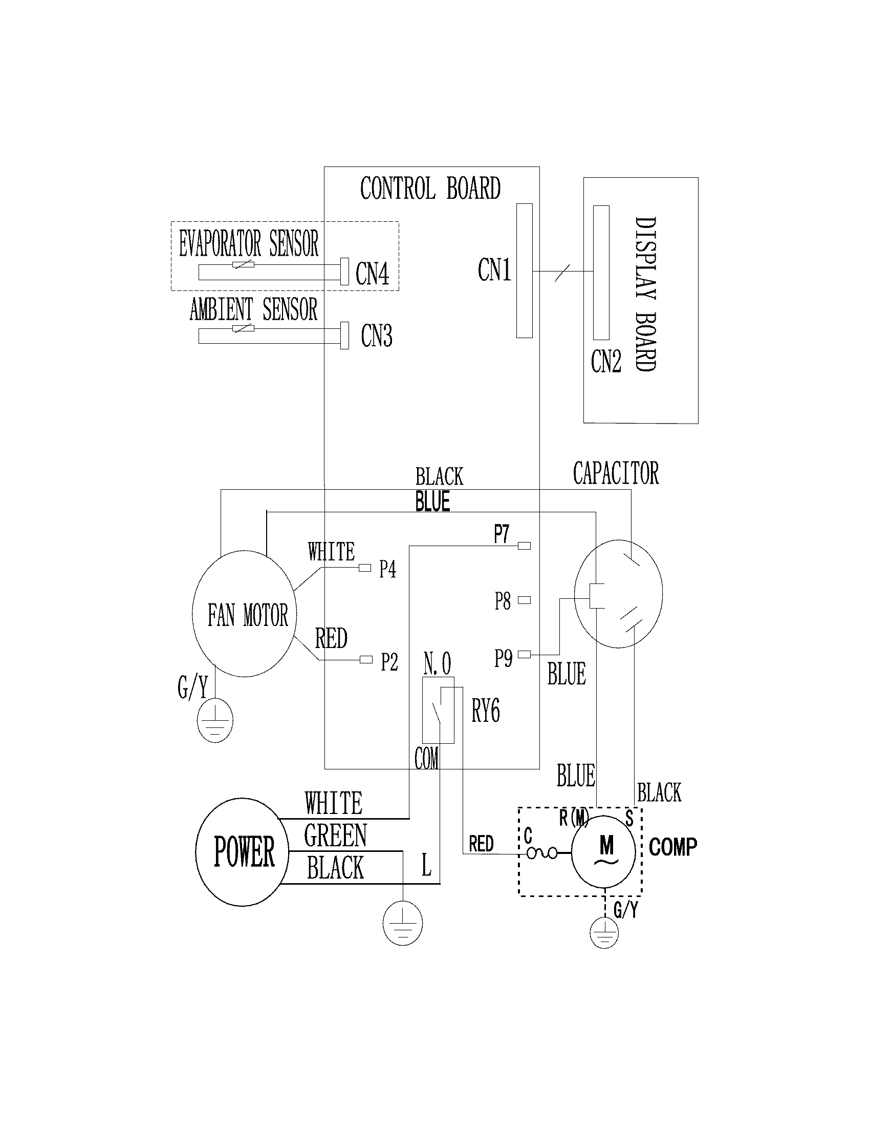 Room Air Conditioner Wiring Diagrams