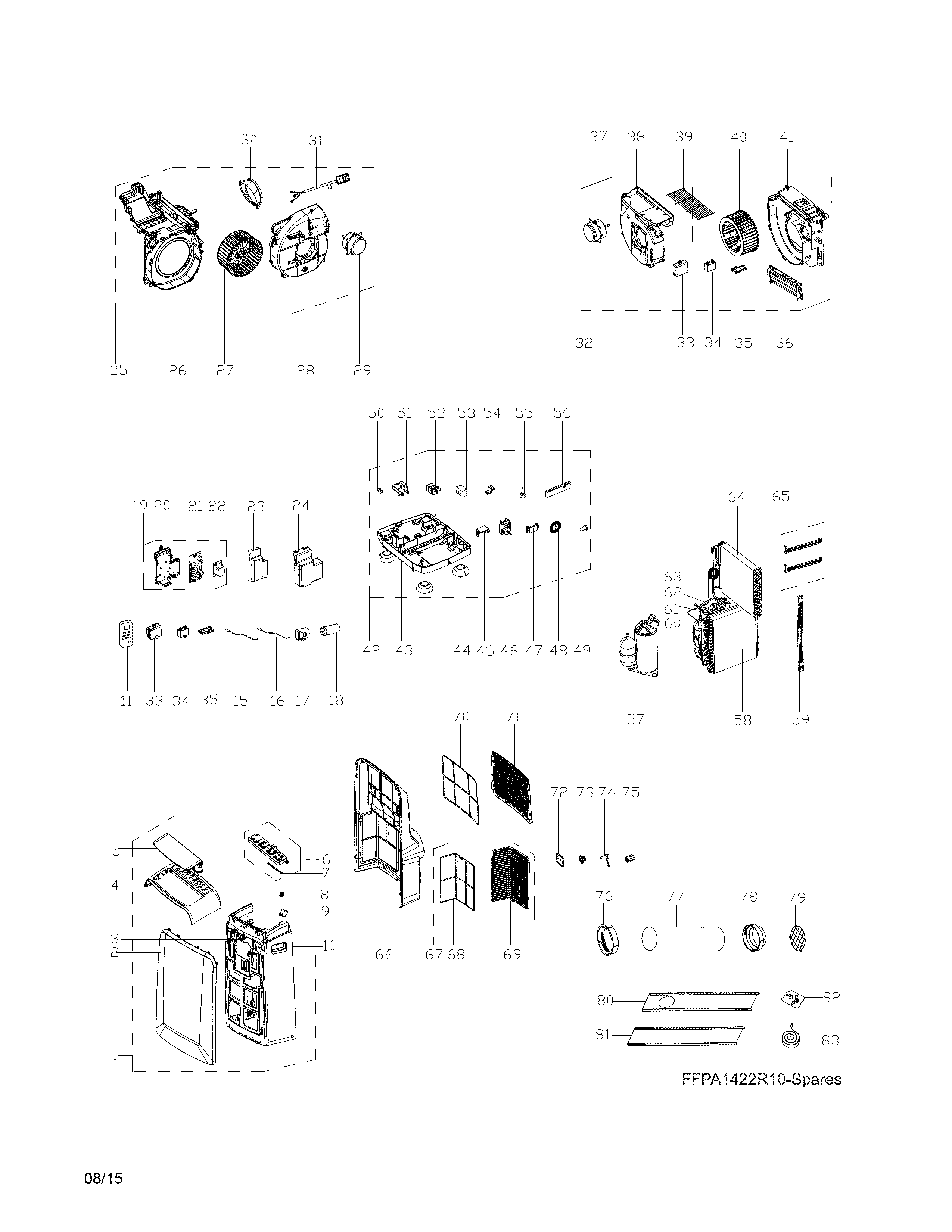 Frigidaire Portable Air Conditioner Parts Bios Pics