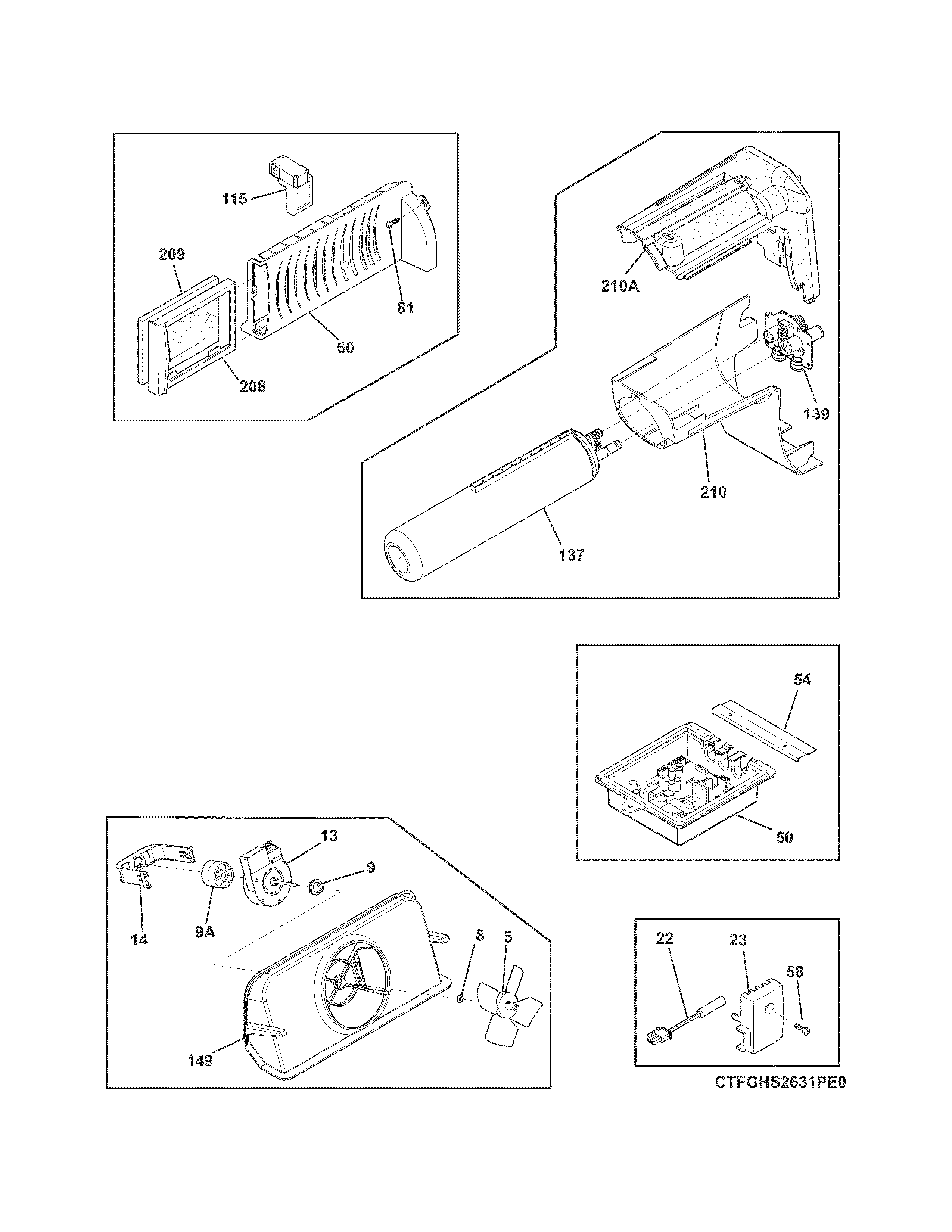 Frigidaire Gallery Refrigerator Parts Fghs2631pf4a Reviewmotors.co