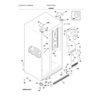 Frigidaire DFHS2313MFKA side-by-side refrigerator parts | Sears PartsDirect