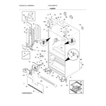 Frigidaire FGHF2366PFAA bottom-mount refrigerator parts | Sears Parts ...