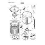 Frigidaire FFLE3900UW0 laundry center parts | Sears PartsDirect
