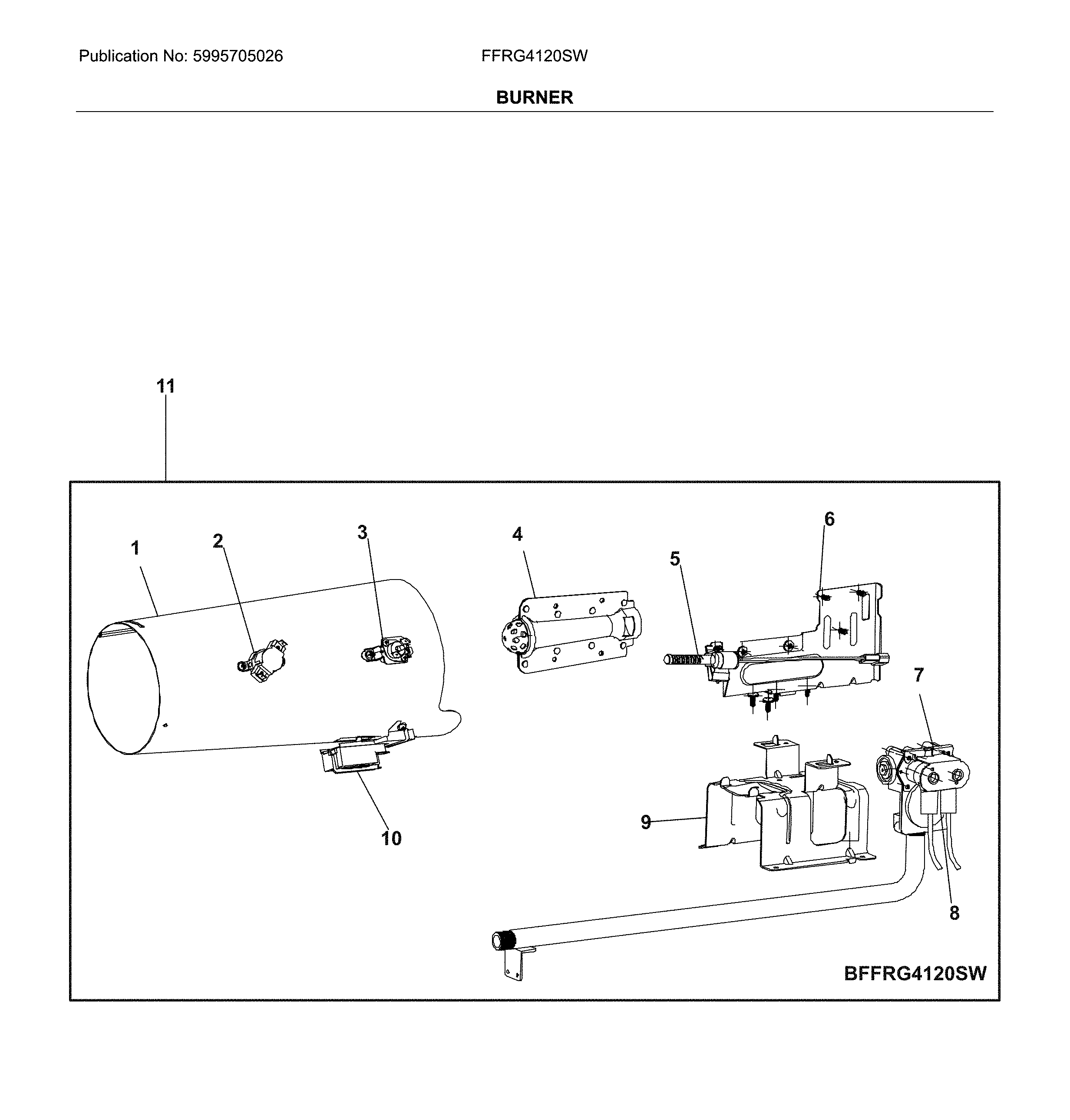 Frigidaire 5304511395 Dryer Drum Bearing Assembly