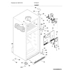 Frigidaire FFTR2021TW2 top-mount refrigerator parts