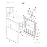 Frigidaire FGHD2455LW1A dishwasher parts | Sears PartsDirect
