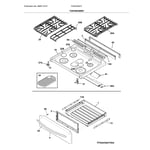 Frigidaire FGGH3047VFA gas range parts | Sears PartsDirect