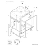Frigidaire FFCD2413UW2A dishwasher parts | Sears Parts Direct sears 18 dishwasher wiring diagrams 