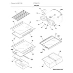 Frigidaire LFTR2021TFA top-mount refrigerator parts | Sears PartsDirect