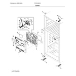 Frigidaire FFTR1425VW topmount refrigerator parts Sears PartsDirect