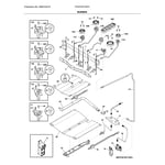 Frigidaire FPGF3077QFH gas range parts Sears PartsDirect