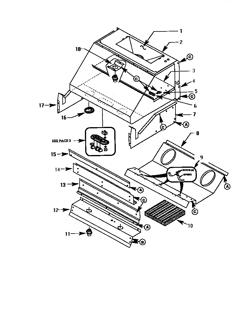 THERMADOR Professional Range Wall Hood Parts | Model PH ... sample kitchen wiring diagram 